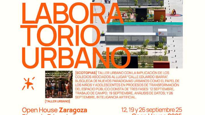 Open House Zaragoza invita a los niños a imaginar la Zaragoza del futuro en un laboratorio urbano