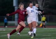Late penalty kick gives Bangor girls soccer hard