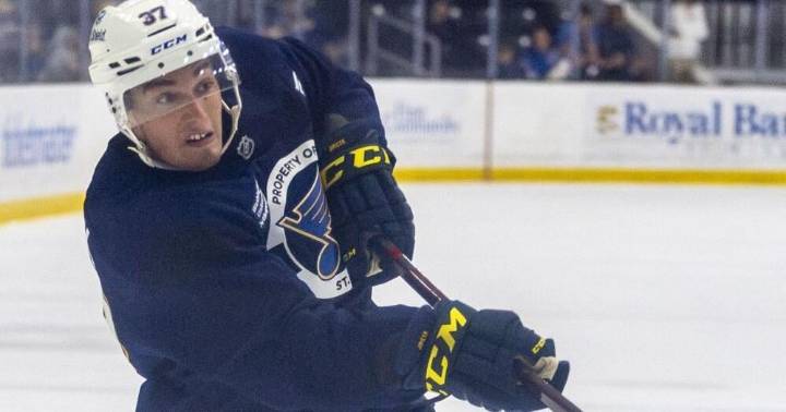 Blues' Jiricek impresses on blue line in prospect tournament