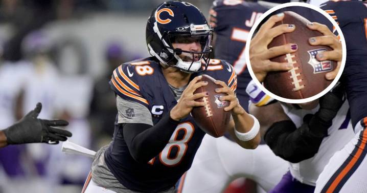 Bears QB Caleb Williams paints nails for suicide prevention awareness