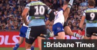 Mahoney put on report for ugly act