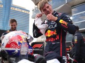 Verstappen takes pole after wild session of six red