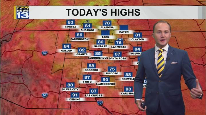 Drier weather sticks around to start the week