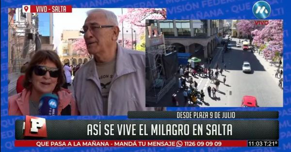 Su hija no podía tener hijos y la Virgen les cumplió su pedido: "Nos llenó de felicidad"
