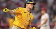 Athletics hit 4 HRs in 17-4 win over Angels