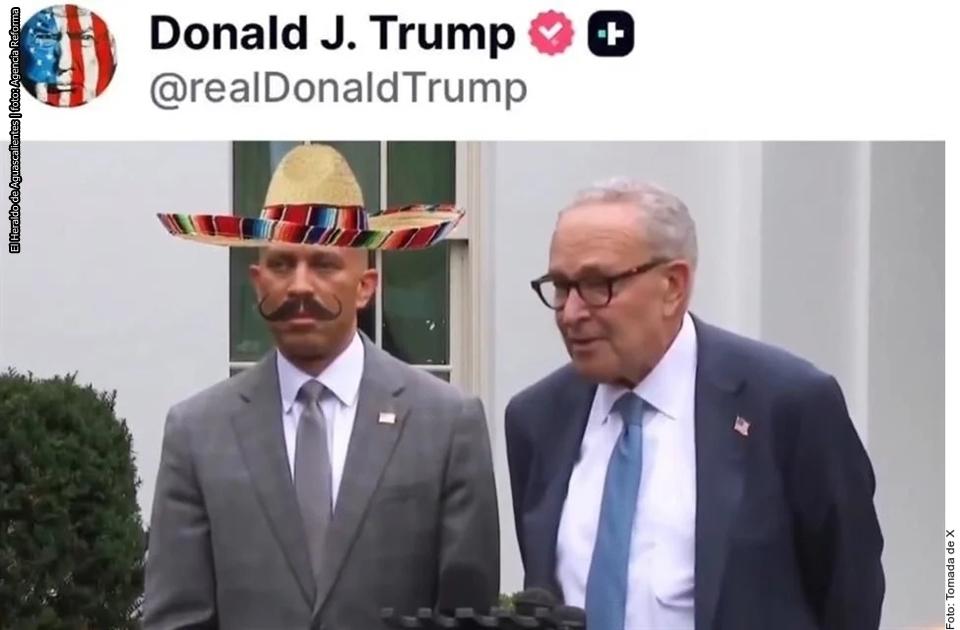 Insulta Trump a demócratas con símbolos mexicanos