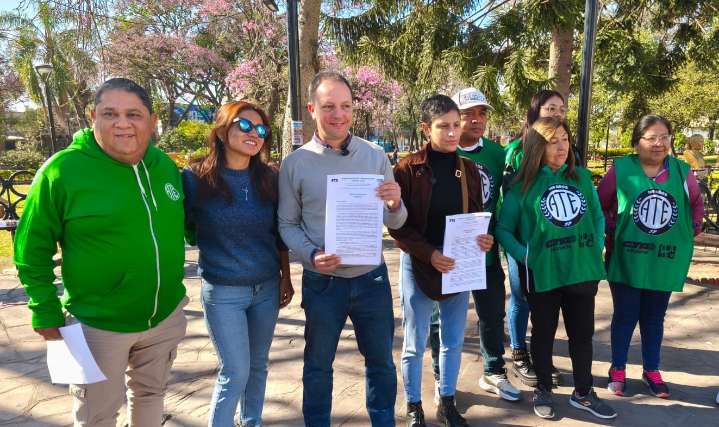 Legisladores del FITU junto a ATE difunden proyecto de pase a planta
