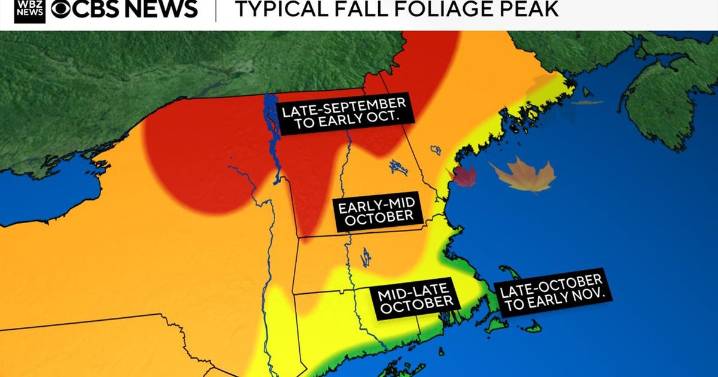 When will New England see peak fall foliage? Why bright colors may fade faster this year