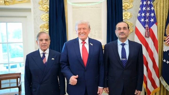 Trump holds closed door meeting with Shehbaz Sharif, Asim Munir at the Oval Office