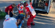 Motociclista se estrella contra poste y resulta gravemente herido en Ciudad Victoria