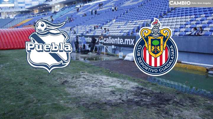 Club Puebla vs Chivas: riesgo de suspensión por tormenta eléctrica y lodazal