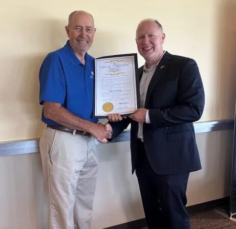 Crane advocate Matt Craig honored with Circle of Corydon award