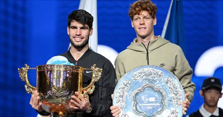 Se retrasa el comienzo de la final del US Open entre Carlos Alcaraz y Jannik Sinner