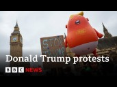 Thousands protest Donald Trump's UK state visit in London