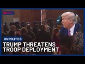 Donald Trump Announces Troop Deployment to Portland Amid Anti