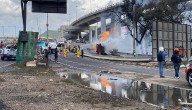 57 heridos por explosión de pipa en Puente de la Concordia