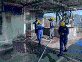 ‎¡Continúa el saneamiento! Desinfección en la Casa de la Cultura de Machiques