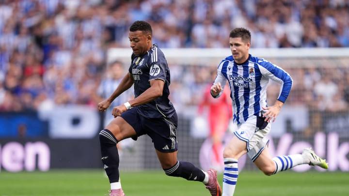 Un Mbappé estelar guía al Real Madrid en inferioridad en San Sebastián (1