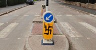 Swastikas painted on Bristol crossing 'absolutely abhorrent'