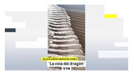 VÍDEO: la 'Cola de Dragón', el fenómeno que crea olas de 9 metros en un río de China