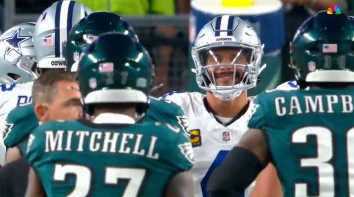 NFL Announces Punishment for Jalen Carter Spitting on Cowboys' Dak Prescott