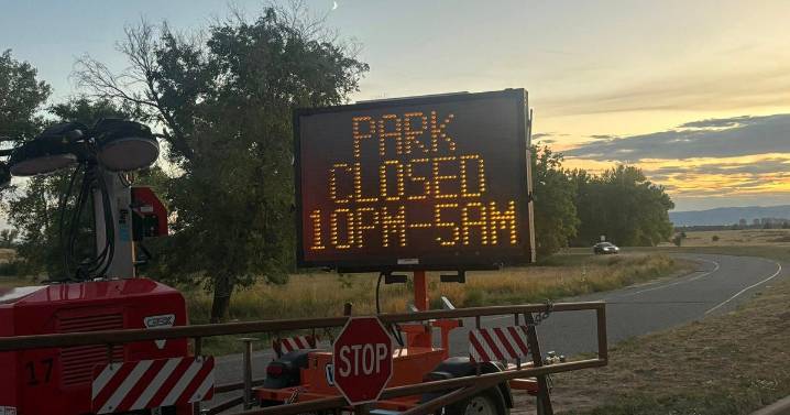 Colorado Parks and Wildlife announces Cherry Creek State Park will now be closed overnight after unlawful activity