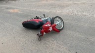 Colisión entre motocicleta y camioneta deja un conductor trasladado al hospital en Chepes