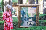 El óleo 'Jardín de Lindaraja' de Sorolla se exhibirá en el Espacio Legado Ángel Barrios