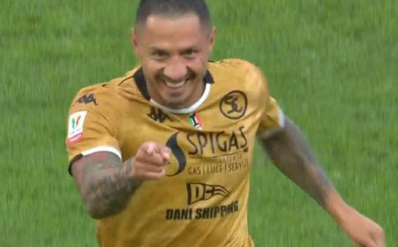 Lapadula volvió a anotar con el Spezia