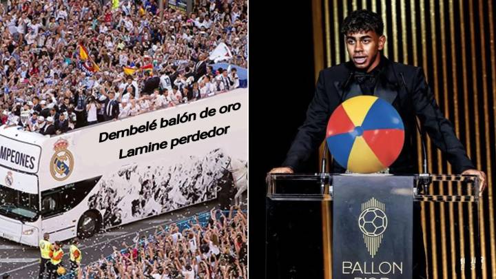 Los memes del Balón de Oro 2025: el Balón de Playa a Lamine Yamal, el 'homenaje' de Vini a Rodri Hernández, la reacción de Raphinha...