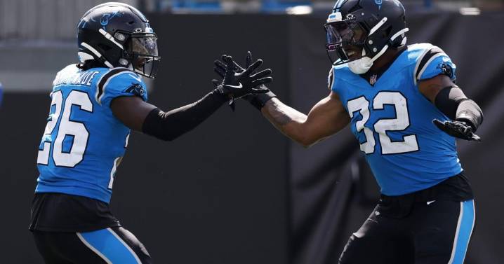 Panthers dominate Falcons 30-0 for first win of the season