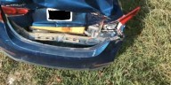 Car involved in Route 360 crash contains ‘small amount of radioactive material’