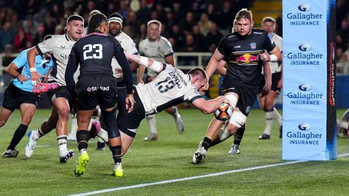 Owen Farrell returns to lead Saracens to 39-17 victory over revamped Newcastle Red Bulls as Premiership returns