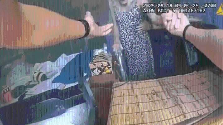 Video: Police save partially bedridden woman from burning home 