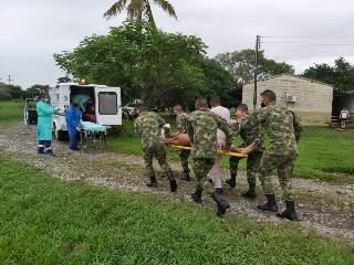 Campesino perdió una extremidad inferior al pisar una mina antipersona