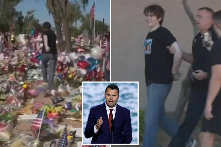 Teen tramples Charlie Kirk memorial outside Turning Point USA