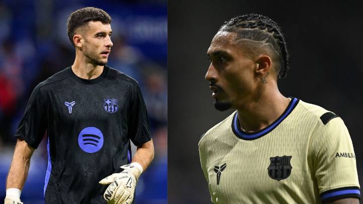 Raphinha y Joan García serán bajas en el FC Barcelona hasta después del parón