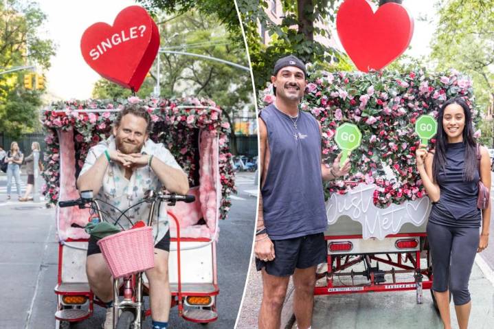 Exclusive | NYC pedicab matchmaker sees sparks fly between city singles