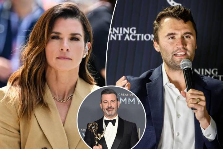 Danica Patrick celebrates Jimmy Kimmel's Disney suspension