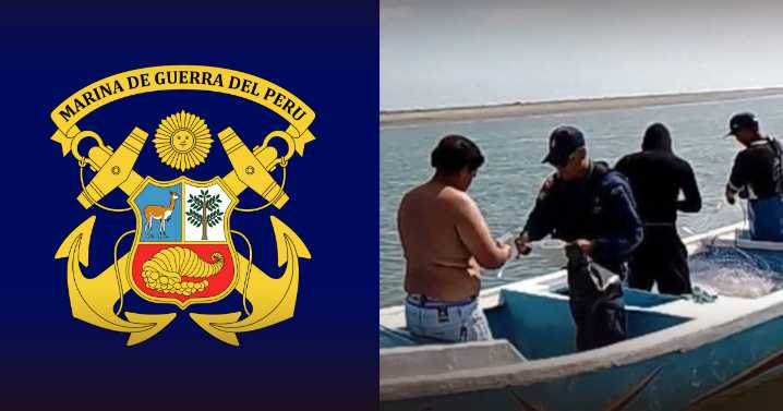 Marina de Guerra del Perú detiene a nave extranjera que pescaba ilegalmente en Tumbes