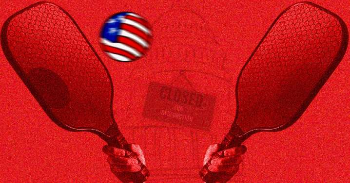 Republicans to Play Pickleball While Nation Grinds to a Halt