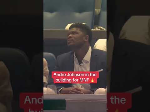 Texans legend Andre Johnson at MNF