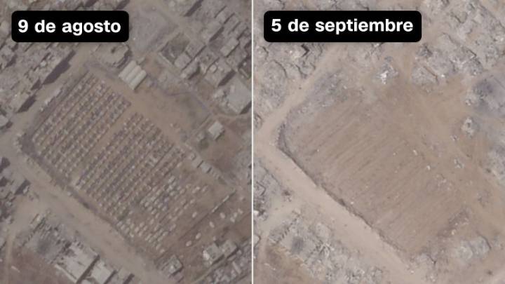 Imágenes satelitales revelan la amplia destrucción de la Ciudad de Gaza por la intensificación de los ataques israelíes