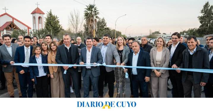 Orrego inauguró la repavimentación de la Ruta Nacional 153 y anunció obras de iluminación para la zona