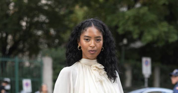 Kobe Bryant's Daughter Natalia Does Boho Style at Milan Fashion Week