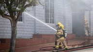 Leederville fire: Sonlife Church goes up in flames as firefighters battle blaze