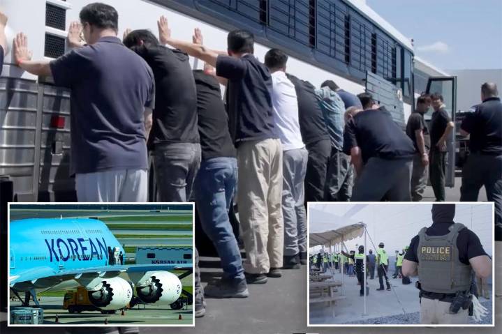South Korea sends plane to US to bring back workers detained in immigration raid