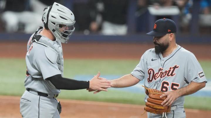 Urquidy returns from Tommy John surgery, Tigers beat Marlins 2-0 and tie for lead with 17th shutout