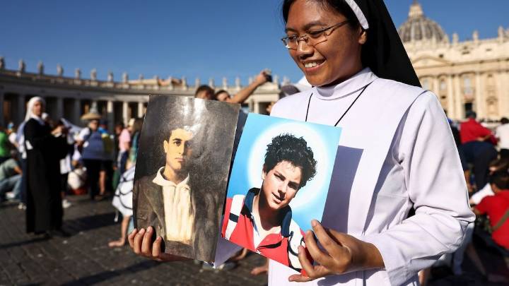El Papa canonizó a Carlo Acutis y Pier Frassati
