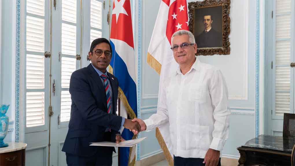 Cuba recibe a los nuevos embajadores de Singapur y Malta (+Foto)